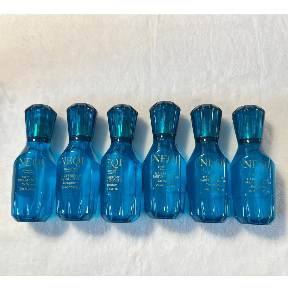 LOT OF 6 NEQI Professional Hair Care PERFUME The Signature 2.5 fl oz NEW
